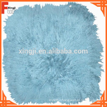 Multi Colors unfilled dyed Mongolian Fur Cushion